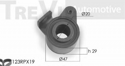 TREVI AUTOMOTIVE kd1079 -  Комплект ремня ГРМ